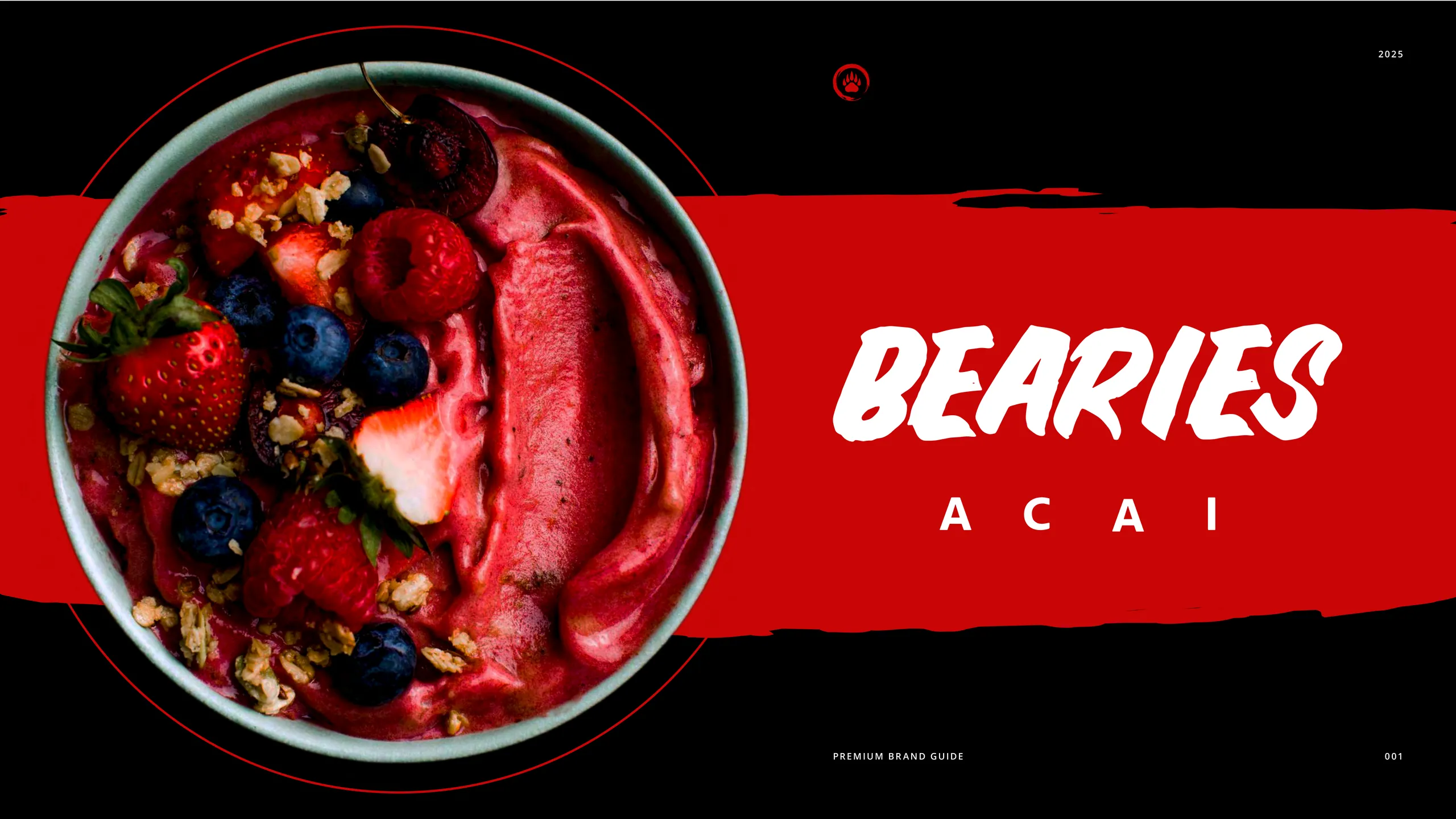Bearies Açaí brand identity 1